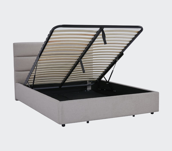 double bed with storage otto