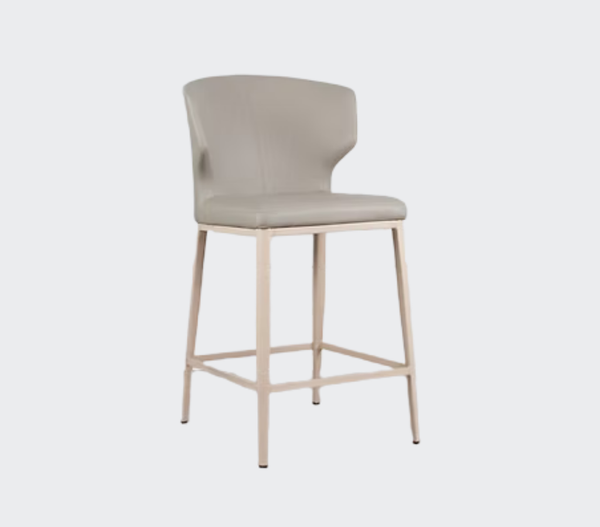 Cabo Stool With Metal Base
