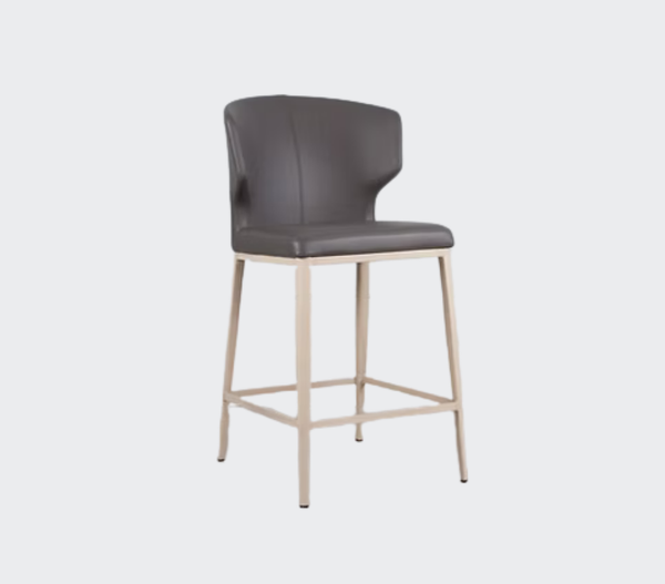 Cabo Stool With Metal Base