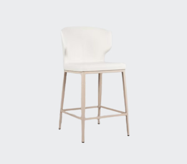 Cabo Stool With Metal Base