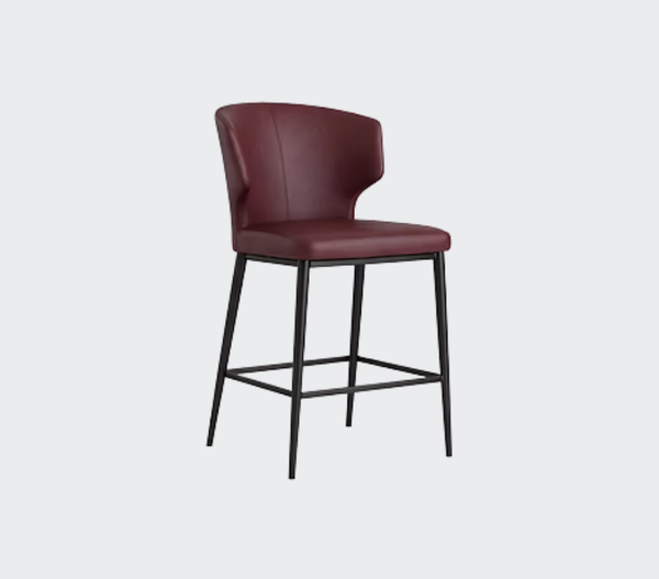 Cabo Stool With Metal Base