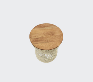 WICKER SIDE TABLE FLOOR MODEL