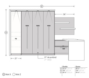 LOFT OFFICE MURPHY BED