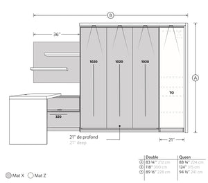 LOFT OFFICE MURPHY BED