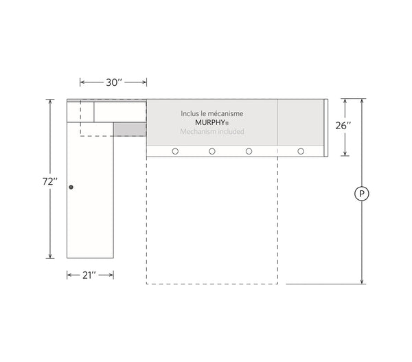 LOFT OFFICE MURPHY BED