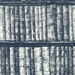 Library Bookshelf Sure Strip Wallpaper
