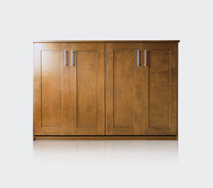Lounge Wood Horizontal Murphy Wall Bed | Small Space Plus